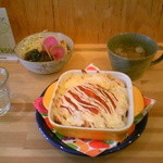 オモヤキッチン - ドリアセット\650（税込）2015.12.2