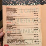 Caffè del Doge Coffee Bar - メニュー