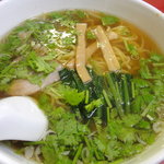 餃子の店 蘭州 - 香菜麺（600円）