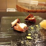 鮨 八や - 蛸、二種類の食感。