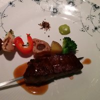 グリルうかい 丸の内店 - ⑥黒毛和牛と季節の野菜