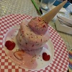 KAWAII MONSTER CAFE - メルティーパンケーキ ピンク スイーツハーツ★
      
      原宿といえばパンケーキ！分厚くて甘〜いソースがたっぷり！