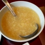 横浜中華街 中國上海料理 四五六菜館 - 玉子スープ