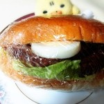 Bekari Merushi - こちら、240円のハンバーガーナス( *´艸｀)全部個包装で衛生的♡