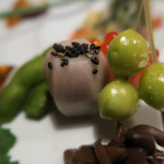 うなぎ亭 友栄 - 旬菜いろいろ　ズームアップ