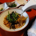 和田金 - 三杯目は出汁を注いで