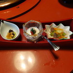 和田金 - 三種盛り