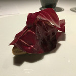 レフェルヴェソンス - 2015/12_線の向こうに～フォワグラのナチュレルと洋梨、麹グルト＆しょっつるキャラメル、シブレット、ラディッキオ