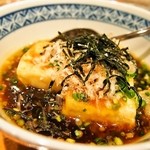 すし処 錦 - 揚げ出し豆腐
