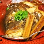 すし処 錦 - 鯛アラ煮