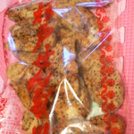 杉戸煎餅 - 揚げかき餅　ごま　\390