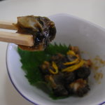 鰻正 - たにしの味噌あえ