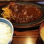 洋食の久保 - ハンバーグ定食