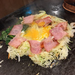 粋幸庵 - ベーコン&卵&キャベツ&ほうれん草