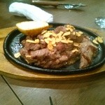 釜炊きご飯と炭焼きステーキ フジタ 久地店 - メインのステーキ