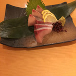 魚河岸料理 ざこば - 愛媛産 活〆ブリ造り