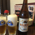 Nokkeya - 瓶ビール500円