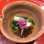 草喰 なかひがし - 椎茸とお浸し