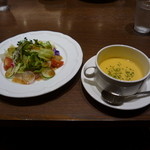 Resutoransoranoterasu - 前菜とスープ♪