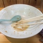 らーめん つの旨 - 完食（汚くてすいません）【その他】 