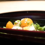 梶川 - 2015.12　タラの白子、マスカルポーネの豆腐