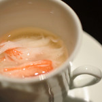 梶川 - 蟹と蟹味噌の茶碗蒸し