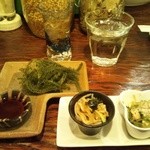 小春南 - 冬　海ぶどうたっぷり！　お通しも食べたかった品達