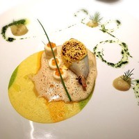 レストランエール - パスタのモザイク画！