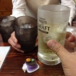 神山 - H.27.12.3.昼 角ハイボール(プレーン) 300円 vs 水 de 乾杯♪