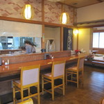 清潔感溢れる店内