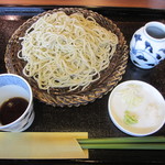 蕎麦専門店 愉庵 - 「せいろ蕎麦 (抜き)　\７８０」