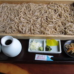 なかや - 板そば1300円。