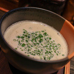 麺者すぐれ - 2015年7月再々訪：ゆず香る爽快醤油 つけ汁 エスプーマ状態へVersion upgrade☆