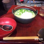 お通 - 葱雑炊霙トッピング1100円