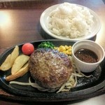 ハンバーグ・ステーキ宮崎亭 - 和牛ハンバーグ200g  ¥1280