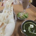 ミトチャ - 日替わりのほうれん草カレー850円