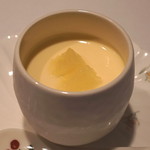 ヨシヤ - グレープフルーツの冷製茶碗蒸し
