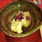 Bisutoro Sumibiyaki Ichihoshi - 先ずは小鉢の「鶏の南蛮漬け」です。