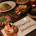 《誕生日サプライズに♪》バースデープレートご準備します!!