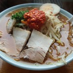 ラーメンゆうじ - 野菜たっぷり味噌ラーメン・ランパス使用540円／27年12月