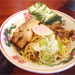 オールド スクール 中華そば ミヤ デ ラ ソウル - Ａセット油ソバ