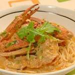 ミルポワ - 料理写真:渡り蟹のトマトクリームパスタ