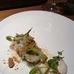 Il Povero Diavolo - 白魚と飛騨葱。葱マヨソース