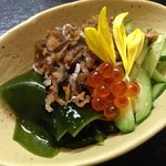 フリーダム ロード - H.27.7.30.夜 ハモ皮酢の物 380円