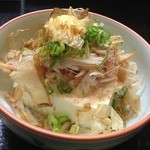 フリーダム ロード - H.27.7.30.夜 みょうが乗せ冷奴 380円