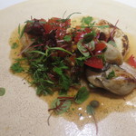 エクアトゥール - エイ、タラバ蟹、牡蠣