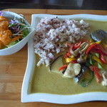 グリーンカレーセット１１００円♪