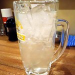 立ち呑み 魚平 - 「すだちサワー」280円也。