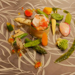 アッシュ スプランディード - （20151204 撮影）来京した妻の妹と会食。ひと皿目から、楽しめました。