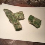 天ぷら 元吉 - H27.12 オーストラリア産アスパラガス